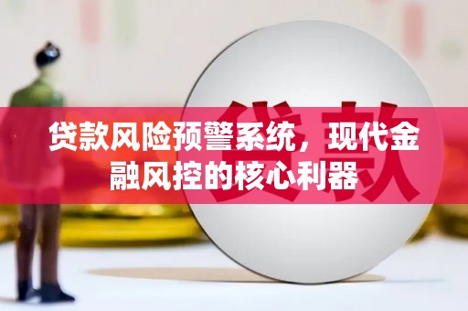 贵州贷款风险预警系统，现代金融风控的核心利器