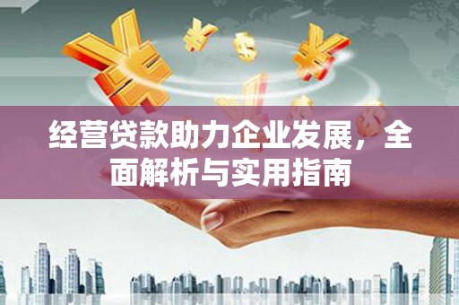 贵州经营贷款助力企业发展，全面解析与实用指南