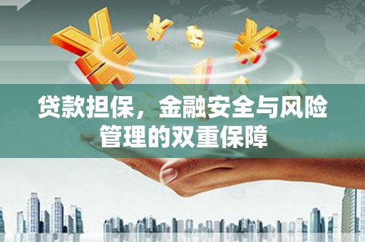 贵州贷款担保，金融安全与风险管理的双重保障