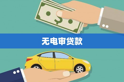 贵州无电审贷款