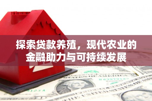 贵州探索贷款养殖，现代农业的金融助力与可持续发展