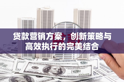 贵州贷款营销方案，创新策略与高效执行的完美结合