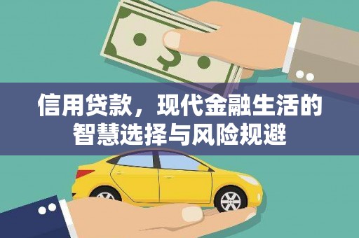 贵州信用贷款，现代金融生活的智慧选择与风险规避