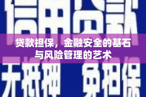 贵州贷款担保，金融安全的基石与风险管理的艺术