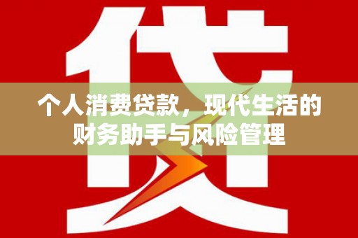 贵州个人消费贷款，现代生活的财务助手与风险管理