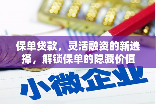 贵州保单贷款，灵活融资的新选择，解锁保单的隐藏价值