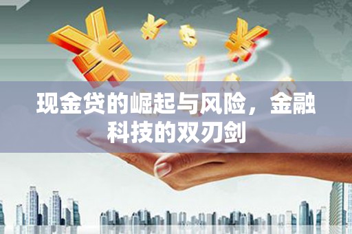 贵州现金贷的崛起与风险，金融科技的双刃剑
