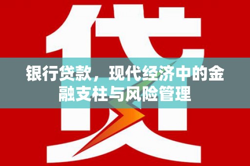 贵州银行贷款，现代经济中的金融支柱与风险管理