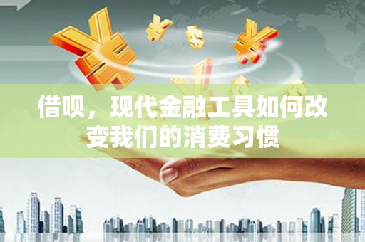 贵州借呗，现代金融工具如何改变我们的消费习惯