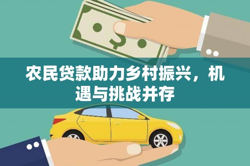 贵州农民贷款助力乡村振兴，机遇与挑战并存