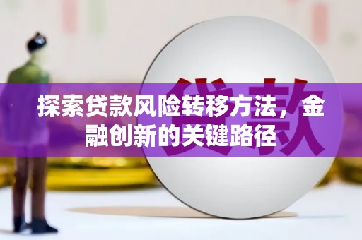贵州探索贷款风险转移方法，金融创新的关键路径