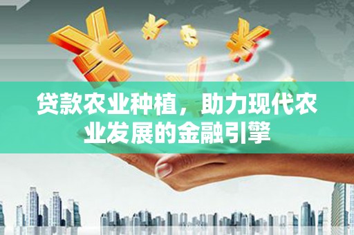 贵州贷款农业种植，助力现代农业发展的金融引擎
