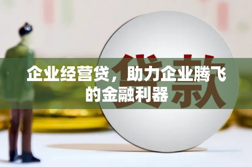 贵州企业经营贷，助力企业腾飞的金融利器