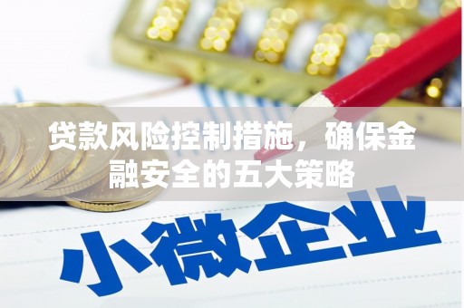 贵州贷款风险控制措施，确保金融安全的五大策略