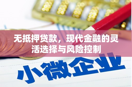 贵州无抵押贷款，现代金融的灵活选择与风险控制