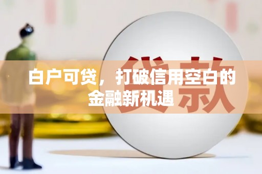 贵州白户可贷，打破信用空白的金融新机遇