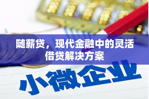 贵州随薪贷，现代金融中的灵活借贷解决方案