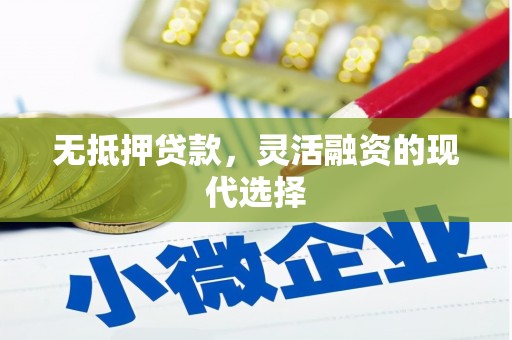 贵州无抵押贷款，灵活融资的现代选择