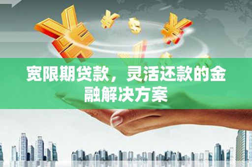 贵州宽限期贷款，灵活还款的金融解决方案