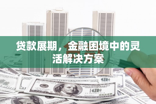 贵州贷款展期，金融困境中的灵活解决方案