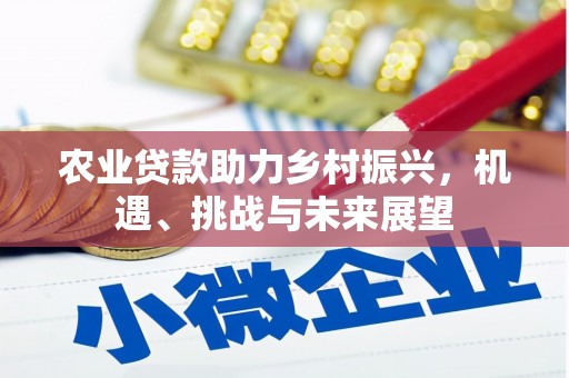 贵州农业贷款助力乡村振兴，机遇、挑战与未来展望