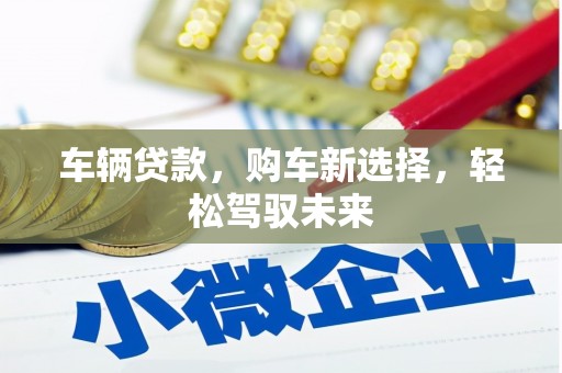 贵州车辆贷款，购车新选择，轻松驾驭未来