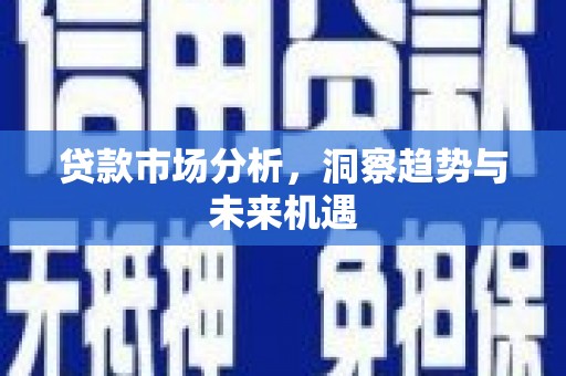 贵州贷款市场分析，洞察趋势与未来机遇