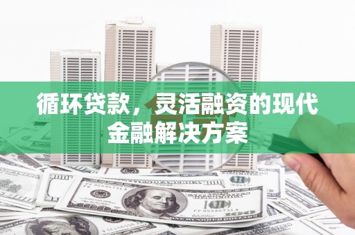 贵州循环贷款，灵活融资的现代金融解决方案