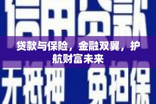 贵州贷款与保险，金融双翼，护航财富未来