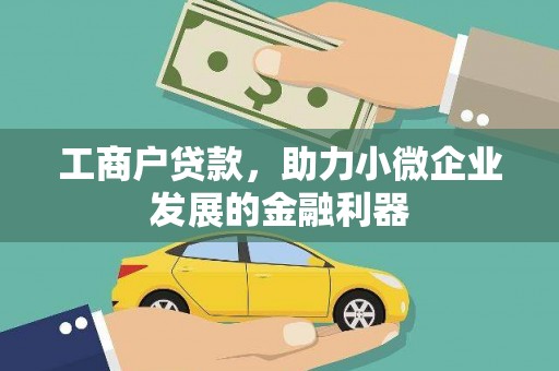 贵州工商户贷款，助力小微企业发展的金融利器