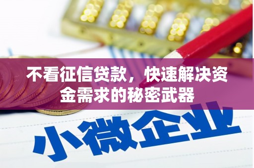 贵州不看征信贷款，快速解决资金需求的秘密武器