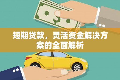 贵州短期贷款，灵活资金解决方案的全面解析