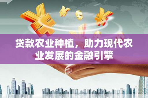 贵州贷款农业种植，助力现代农业发展的金融引擎