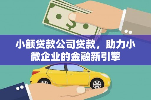 贵州小额贷款公司贷款，助力小微企业的金融新引擎